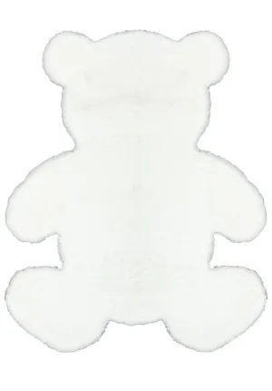 BB BEAR WHITE CUT OUT RUG