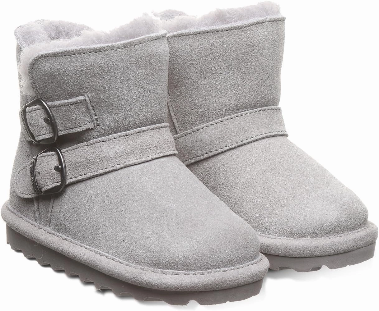 BEARPAW Katya Toddler's Classic Suede Slip On Winter Boot