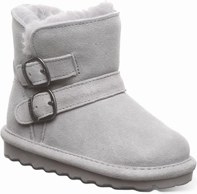 BEARPAW Katya Toddler's Classic Suede Slip On Winter Boot