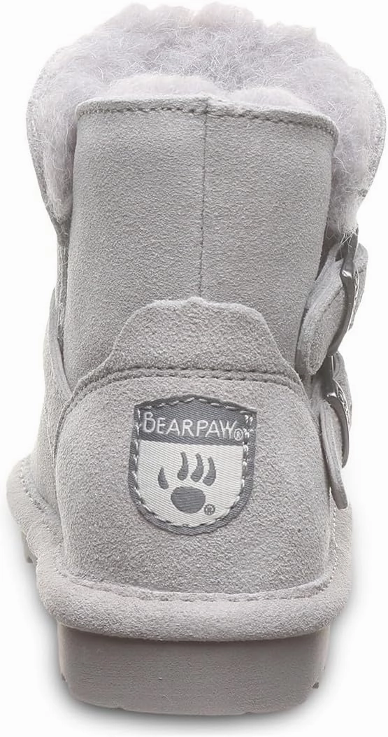 BEARPAW Katya Toddler's Classic Suede Slip On Winter Boot