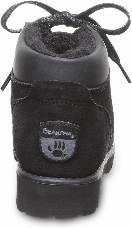 BEARPAW Sam Youth Boot | Youth's Ankle Boot | Youth's Lace-up Boot | Comfortable Winter Boot