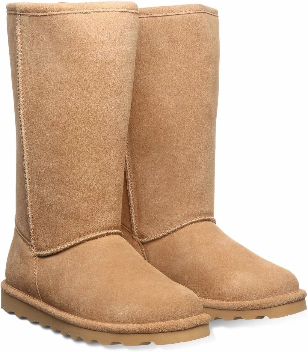 BEARPAW Women's Elle Tall Multiple Colors | Classic Suede Slip On Winter Boot