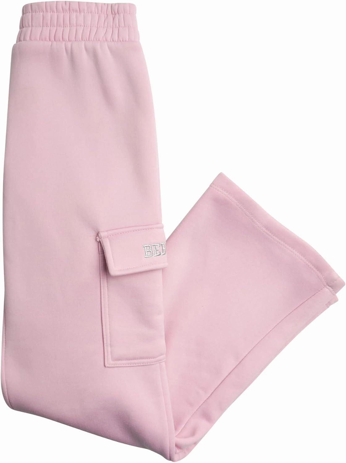 bebe Girls' Sweatsuit Set - 2 Piece Soft Fleece Full Zip Up Hoodie and Cargo Pants Set for Girls (7-12)