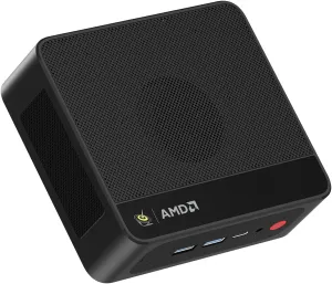 Beelink Mini PC SER5 MAX with AMD Ryzen 7 6800U, 32GB LPDDR5 1TB NVMe M.2 SSD, DP/HDMI/Type-c Triple Display Output,WiFi6,1000M LAN, BT5.2, W-11 Mini Computer