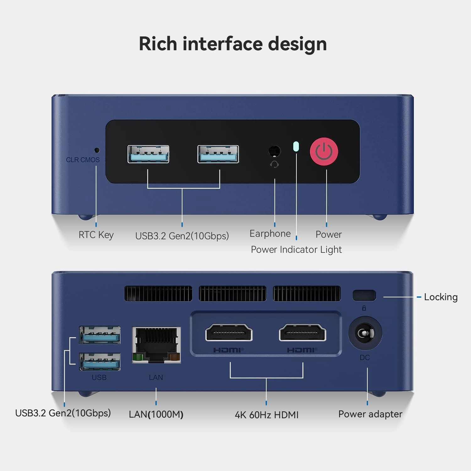 Beelink MINIS13 PRO Mini PC with Processor N150,16G DDR4 500G SSD Mini Desktop Computer, WiFi6, 1000M LAN, BT5.2 Dual HDMI Business Mini Computer
