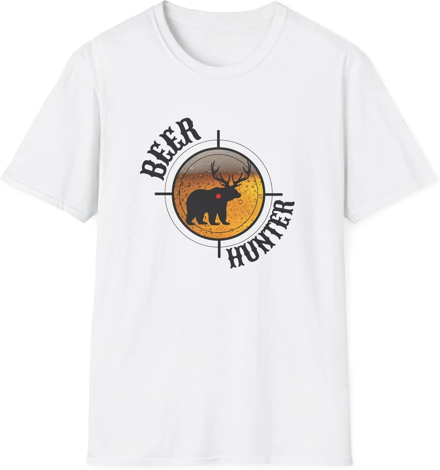 Beer Lover Funny Hunting Shirt, Bear Deer Pun T-Shirt for Outdoorsmen, Stag Party, Beer Drinking Buddies