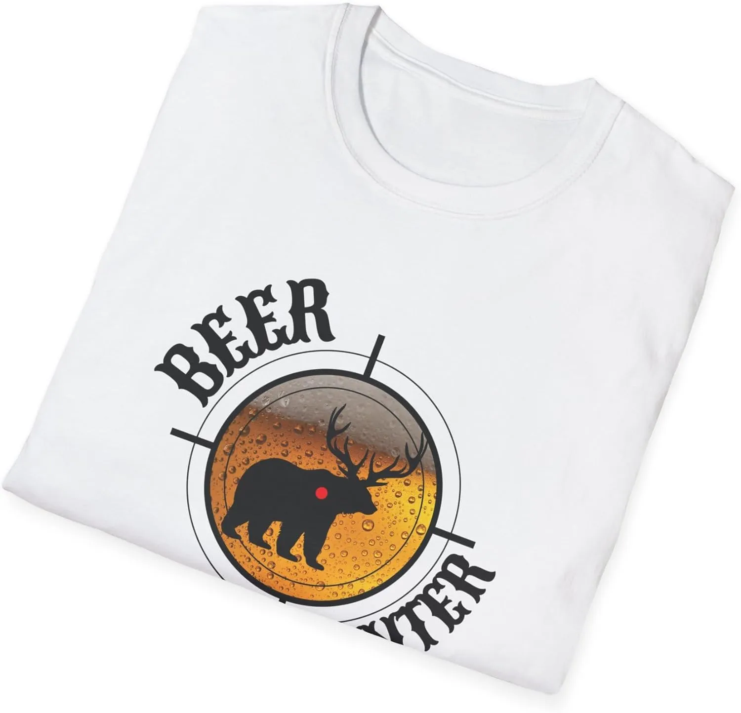 Beer Lover Funny Hunting Shirt, Bear Deer Pun T-Shirt for Outdoorsmen, Stag Party, Beer Drinking Buddies