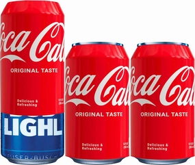 BeerSkin Skywin Silicone Cover Red-3 Pack 12oz (355ml), Sleeve for Soda, Hides and Disguises as a Can of Soda (Horizontal)