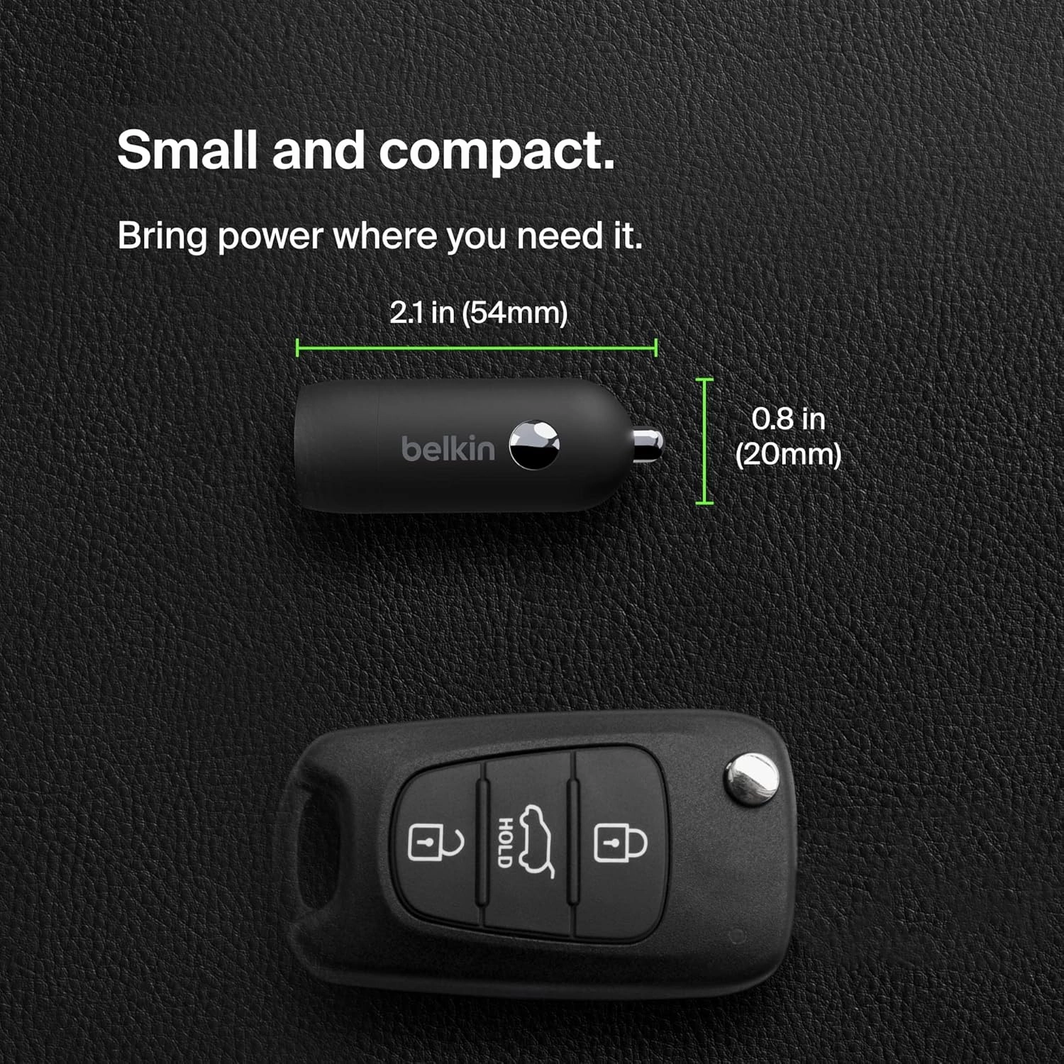 Belkin Boost↑Charge™ 30W Fast Car Charger, USB-C Power Delivery Port, 4-Port USB Power Extender, Universal Compatibility for iPhone 16, Galaxy S25, Note Series, Nintendo Switch 2 and More - Black
