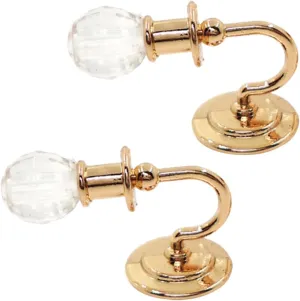 BESPORTBLE 1 Pair Dollhouse Lighting Ornament for Miniature Home Decor Compact Design for Warm Atmosphere Miniature Models