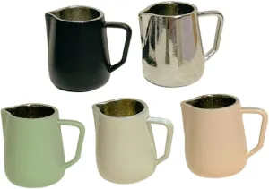 BESPORTBLE 5sets 5pcs Miniature Coffee Cups Tiny Frothing Pitchers for Dollhouse Decoration Realistic Design and Natural Colors for Miniature Scenes 5pcs*5