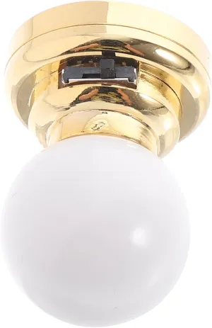 BESPORTBLE Mini Led Ceiling Lamp Dollhouse Light Tiny Home Accessory Elegant Decor for Micro Dollhouse