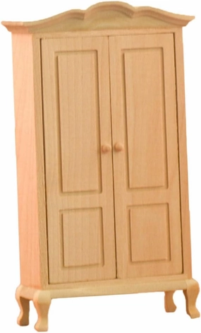 BESPORTBLE 2 Pcs Dollhouse Miniature Ornament Mini House Building Kit Miniature Wardrobe Model Cute Room Decor Wooden Mini House