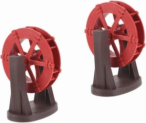 BESPORTBLE 2pcs Micro Water Wheel Replacement for Indoor Waterfall Fountain Resin Decor Aquarium Wheel Fountain Tool
