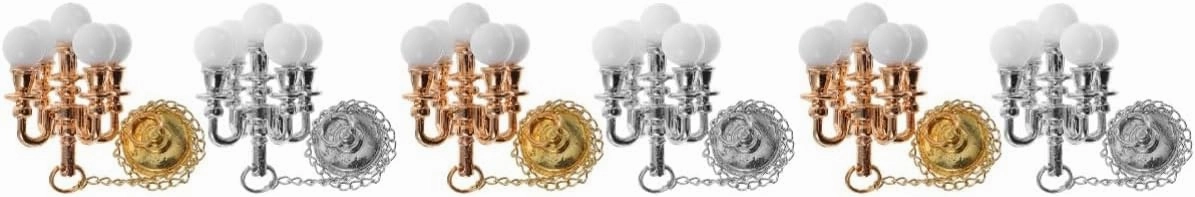 BESPORTBLE 4sets 2pcs Miniature Ceiling Lamp Decorative House Lamp for Dollhouse Mini Living Decor Safe and Design Present for Miniature 2pcs*4