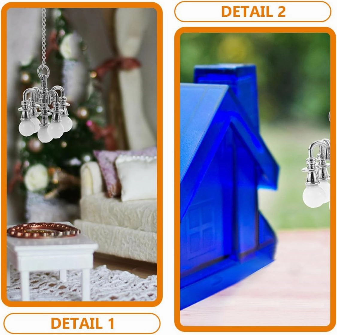 BESPORTBLE 4sets 2pcs Miniature Ceiling Lamp Decorative House Lamp for Dollhouse Mini Living Decor Safe and Design Present for Miniature 2pcs*4
