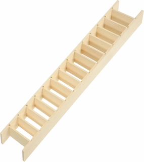 BESPORTBLE Miniature Wooden Ladder for Dollhouse Decor Realistic Garden Ornament Step Ladder for Mini House Compact Craft for and Miniature Scenes