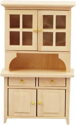 BESTonZON 1pc Mini Bookcase Dollhouse Furniture Kitchen Cabinet for Scale Dollhouse Compact Miniature Decor for Boys and Girls Rooms Photography Props