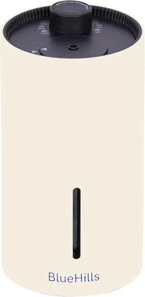 BlueHills Waterless Essential Oil Diffuser USB Travel Cordless Aroma Large Room Portable Battery-Operated Rechargeable Car Home Hotel Long Runtime Compact Premium Wireless Mini Diffuser – J05 Beige