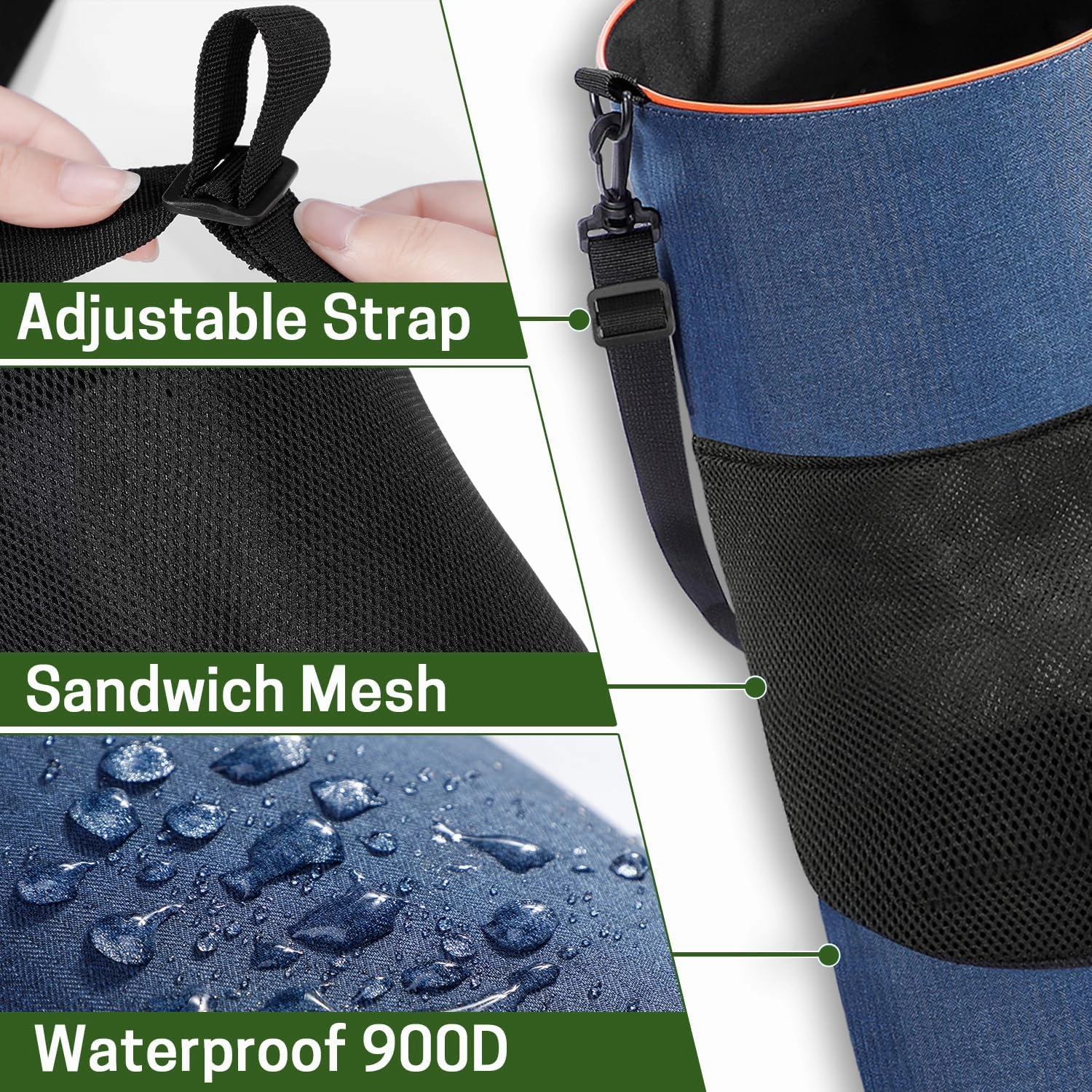 Boat Trash Bag, Reusable Mesh Trash Can, Portable Garbage Bag for Boat, Storage Accessories of Boat