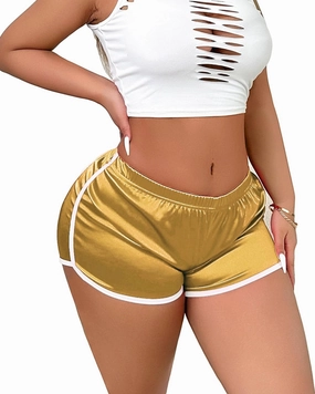 Booty Shorts for Women Sexy Micro Lounge Biker Running Athletic Shorts Workout Hot Pants Rave Bottoms