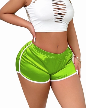 Booty Shorts for Women Sexy Micro Lounge Biker Running Athletic Shorts Workout Hot Pants Rave Bottoms