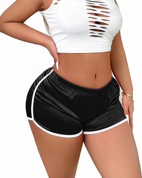 Booty Shorts for Women Sexy Micro Lounge Biker Running Athletic Shorts Workout Hot Pants Rave Bottoms