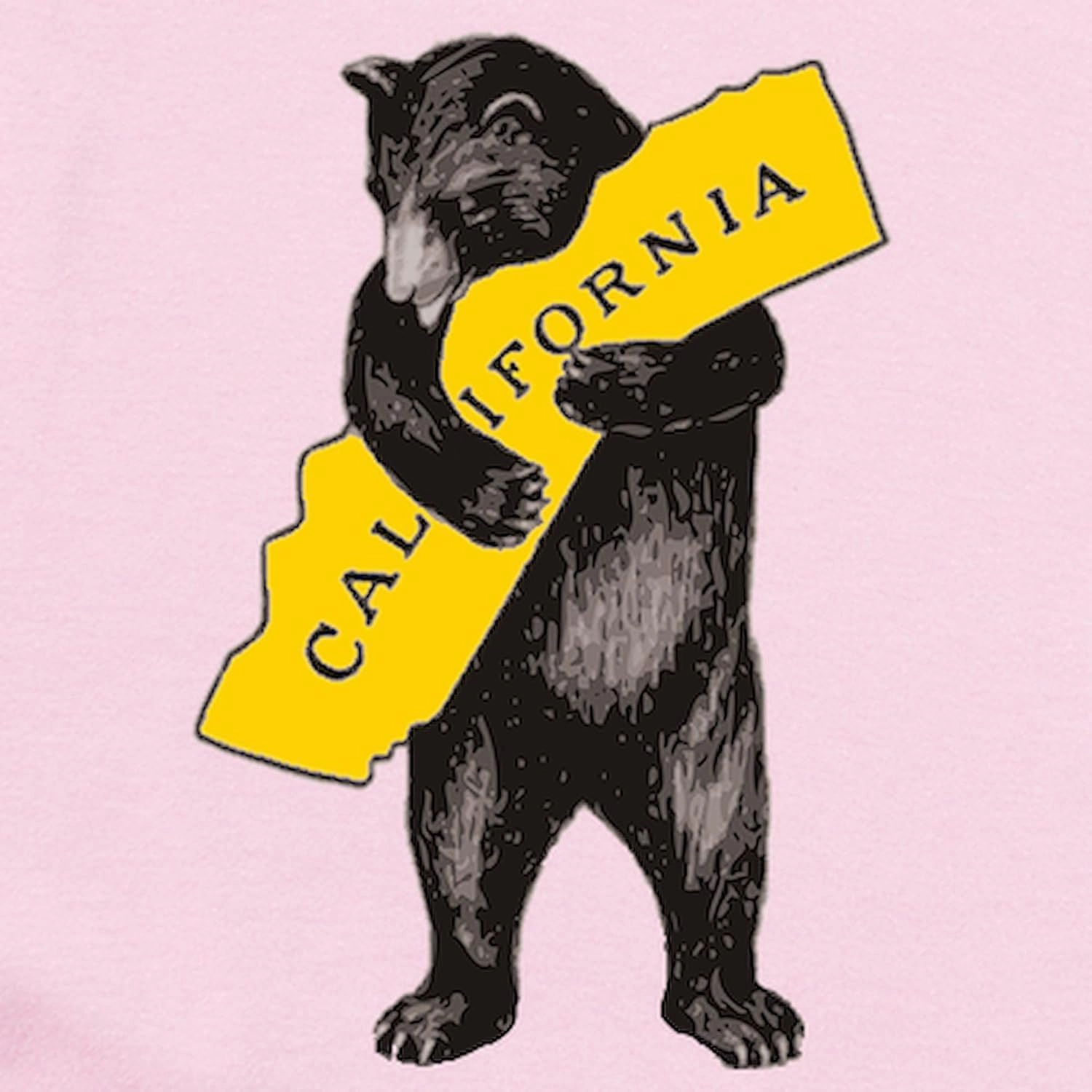 CafePress Vintage California Bear Hug Illustration Body Suit Cute Infant Bodysuit Baby Romper