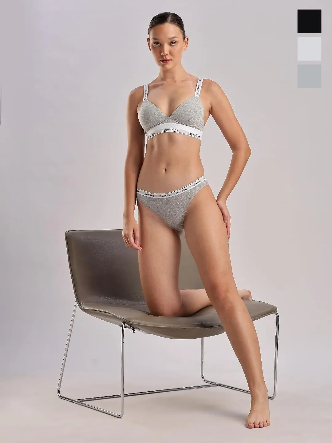 Calvin Klein Women's Modern Logo Bikini 3-Pack