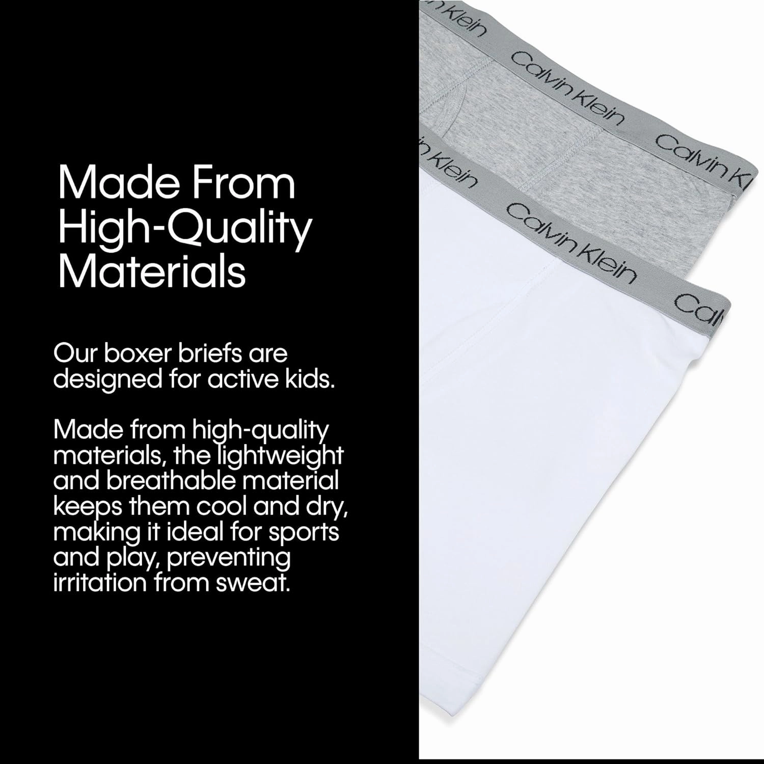 Calvin Klein Boys' Modern Cotton Boxer Briefs (5 Pack)