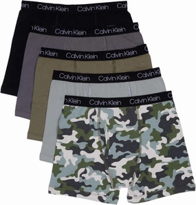 Calvin Klein Boys' Modern Cotton Boxer Briefs (5 Pack)