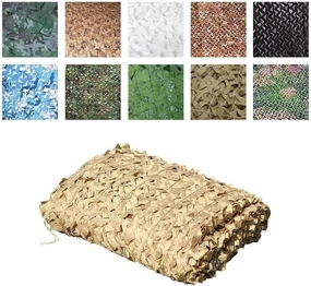 Camouflage Net Awnings Camouflage Net, Mesh Cover, Blinds Camo Netting for Photography Camping Hide Ourdoor Sports Tents Car Cover Garden Decoration (Size : 4x20M)