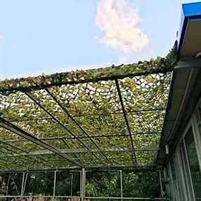 Camouflage Net Awnings Camouflage Net, Sunscreen Camo Netting Outdoor Camping Sun Shelter Car Cover Decoration Spring Hunting Net Lightweight Durable for Blind Sunshade Shooting Party