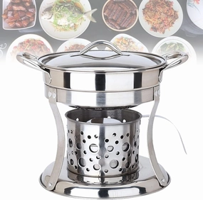 Camping Stove, Hot Pot Alcohol Stove, tainless Steel Stoves, Portable Backpacking Stove, Backpacking Burner, Stainless Steel Spirit Cookers