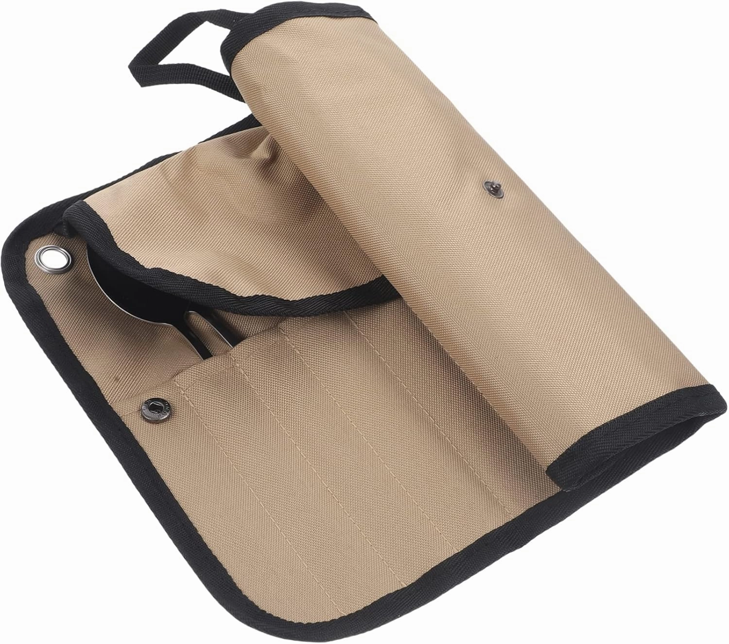 Camping Supplies Picnic Cutlery Roll Camping Tableware Set Easy-close Organizer