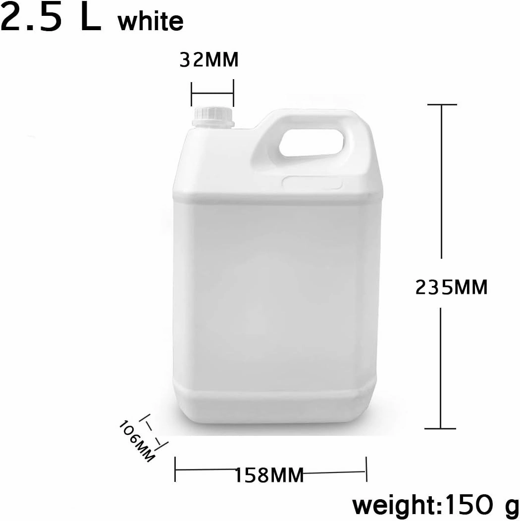 Camping Water Carrier 2 PACK Universal Water Storage Containers With Ergonomic Handle, Reusable Thicken BPA-Free Environmental Bottles Translucent For Residential Commercial Industria(Size:2.5L-WHITE)