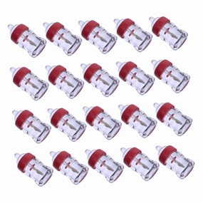 CANIGHT Empty Lip Gloss Balm Tubes 20pcs Diy Lip Gloss Containers Clear Volume Visibility Reusable Perfect for Travel Daily Use