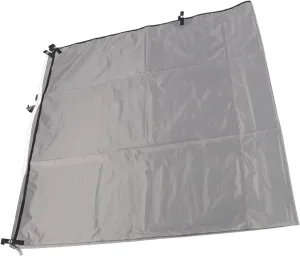 Car Camping Awning, Protection Portable Canopy for SUV Camping, Made from 210D Polyester with Silver Coating for Sun, Rain, Wind Shelter (Grey)