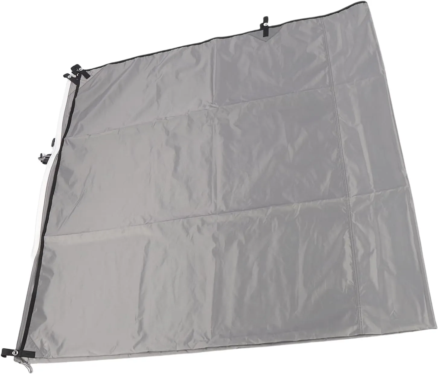 Car Camping Awning, Protection Portable Canopy for SUV Camping, Made from 210D Polyester with Silver Coating for Sun, Rain, Wind Shelter (Grey)