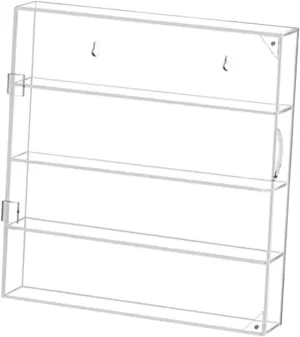 Car Model Display Box Clear Display Box 4 Tiers Figures Display Stand for Mini Toys