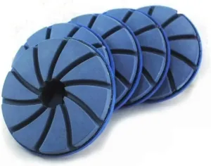 Car polishing kit yaoqijie 4 39; 39;5 39; 39;6 39; 39; Inch Snail Lock Diamond Marble Polishing Pads Concrete Floor Edge Grinding Lasting(1 Pc-6 Inches,400)