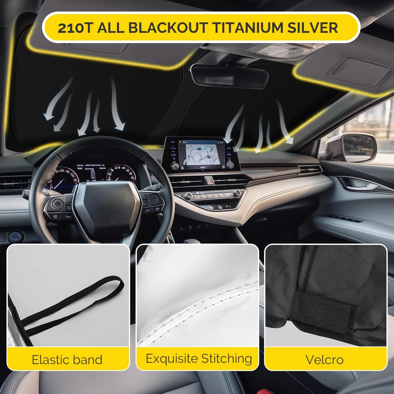 Car Windshield Sun Shade Compatible with 2022 2023 2024 2025 Lexus NX NX250 NX350 NX350h NX450h  Accessories Foldable Front Window Sunshade Custom for Lexus NX Windshield Sun Visor