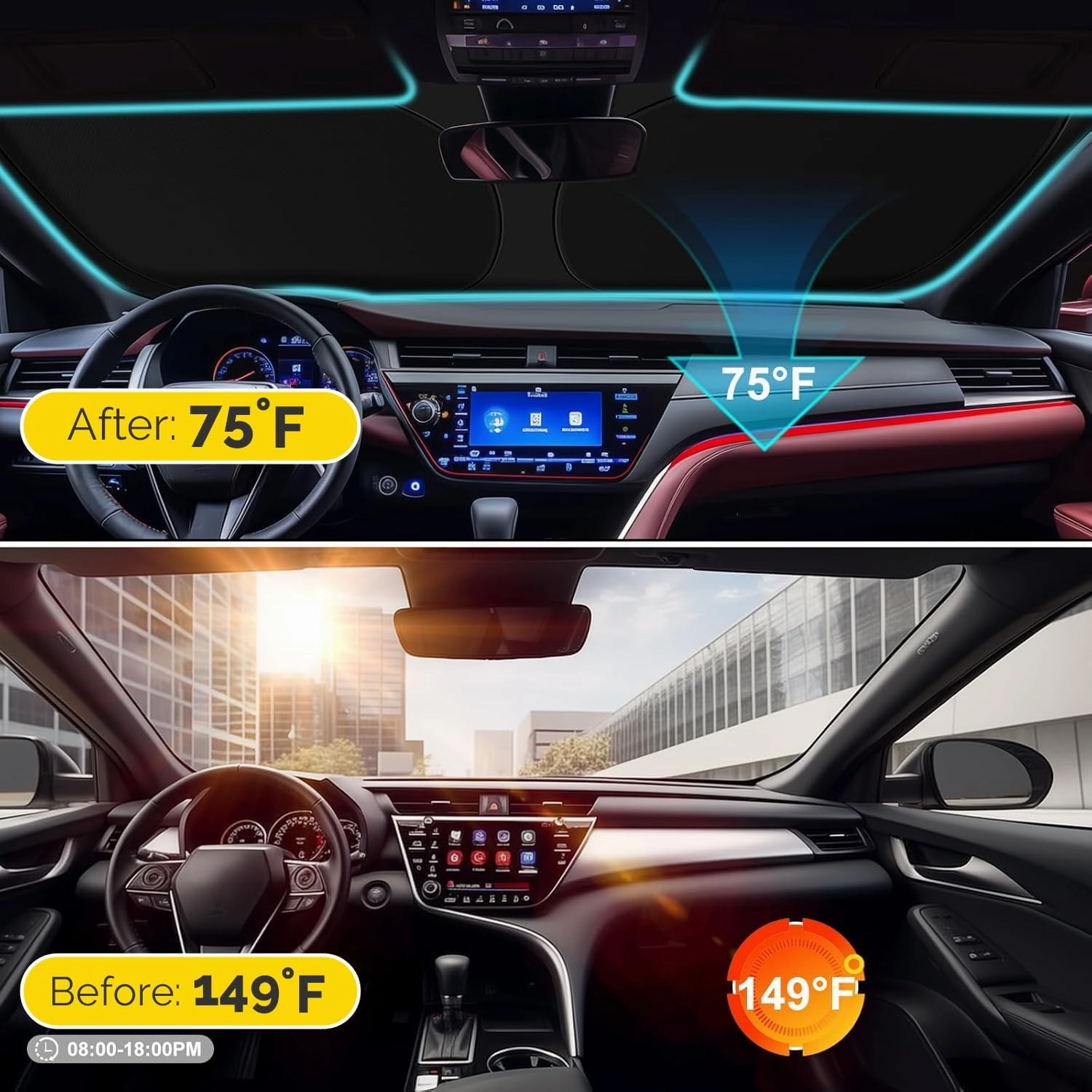 Car Windshield Sun Shade Compatible with 2022 2023 2024 2025 Lexus NX NX250 NX350 NX350h NX450h  Accessories Foldable Front Window Sunshade Custom for Lexus NX Windshield Sun Visor