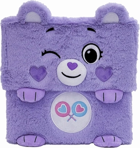 Care Bears: Storables 10" Box - Share Bear - Purple Character Themed Bin, Fabric Storage Container, Opening Top Lid, Holds Toys Books & More, Licensed