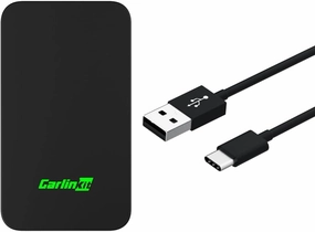 CarlinKit 5.0 Wireless CarPlay/Android Auto Adapter USB for Factory Wired CarPlay Cars (Model Year: 2015 to 2025), Wireless CarPlay/Android Auto Dongle Convert Wired to Wireless,Fit In-Dash Navigation