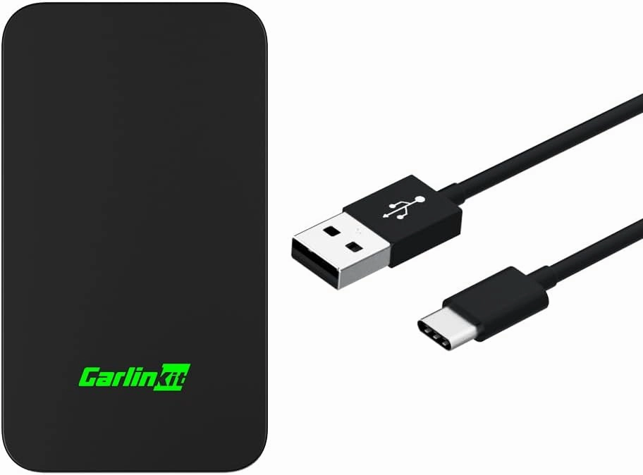 CarlinKit 5.0 Wireless CarPlay/Android Auto Adapter USB for Factory Wired CarPlay Cars (Model Year: 2015 to 2025), Wireless CarPlay/Android Auto Dongle Convert Wired to Wireless,Fit In-Dash Navigation