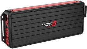 Cerwin Vega VCU84 600W Car Audio 4-Channel Digital Amplifier with Control Knob