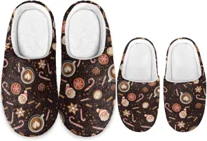 Christmas Slippers for Family Christmas Slippers Matching Sets Reindeer Christmas House Santa Claus Slippers Funny Christmas Slippers