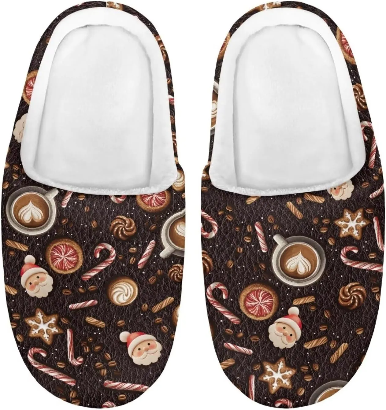 Christmas Slippers for Family Christmas Slippers Matching Sets Reindeer Christmas House Santa Claus Slippers Funny Christmas Slippers