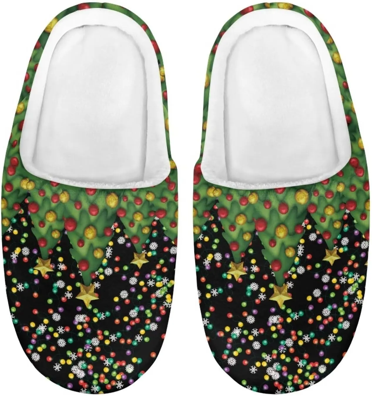 Christmas Slippers for Family Christmas Slippers Matching Sets Reindeer Christmas House Santa Claus Slippers Funny Christmas Slippers